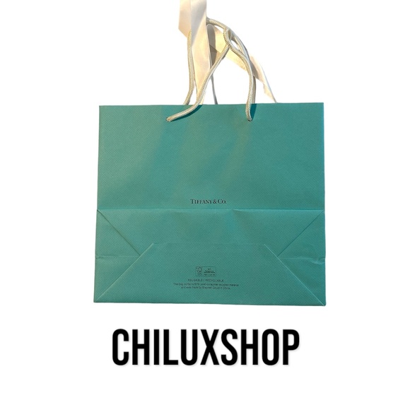 Authentic Tiffany & Co shopping bag - Picture 2 of 2